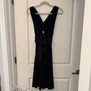 White House Black Market Black Backless Dress